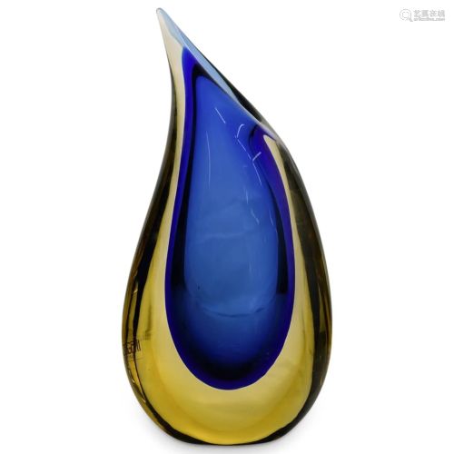 Luigi Onesto Murano Glass Vase