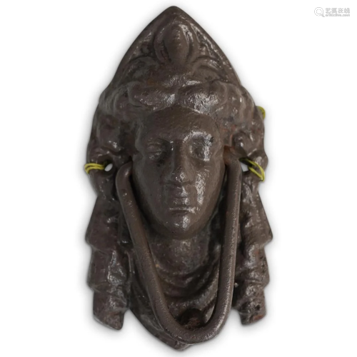 Iron Figural Door Knocker