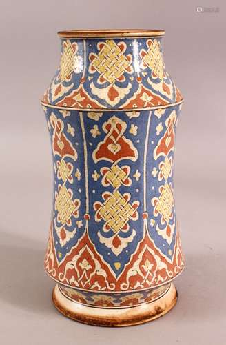 A IZNIK POTTERY STYLE FRENCH VASE - cantagalli? - decorated ...