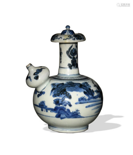 Chinese Blue and White Jun Chi, 17th Century