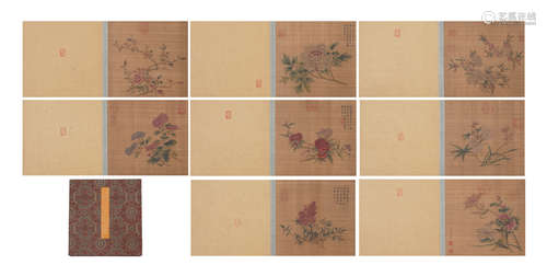 A CHINESE PAINTING ALBUM LEAVES