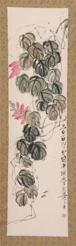 A CHINESE [AINTING OF FLOWERS AND INSECTS