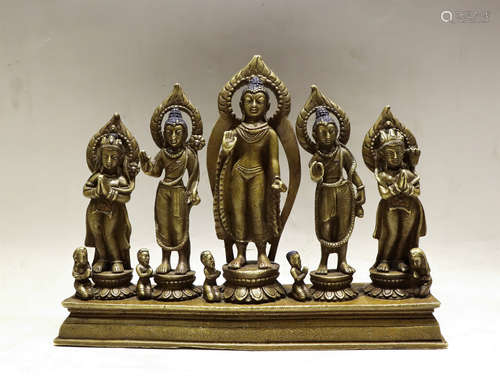 A BODHISATTVA GROUP PALA STYLE