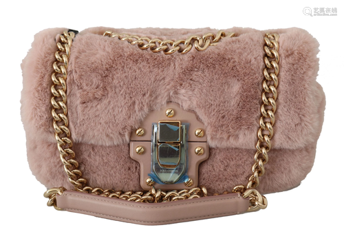 Pink Fur LUCIA Hand Shoulder Messenger Borse Purse