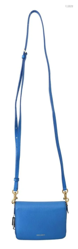 Blue Mini Shoulder Cross Body Women Borse Leather Bag