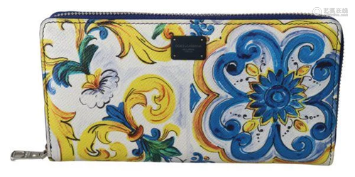 Majolica Dauphine Leather Continental Clutch Wallet