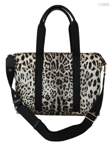 White Leopard Shoulder Strap Nursery Changing Baby Bag