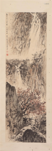 A CHINESE PAINTING HANGING-SCROLL OF RETURNING TO