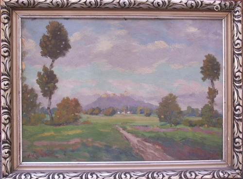 View of Kuneticka Hora Oil Painting