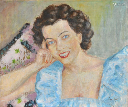 Portrait of A Lady Oil Painting