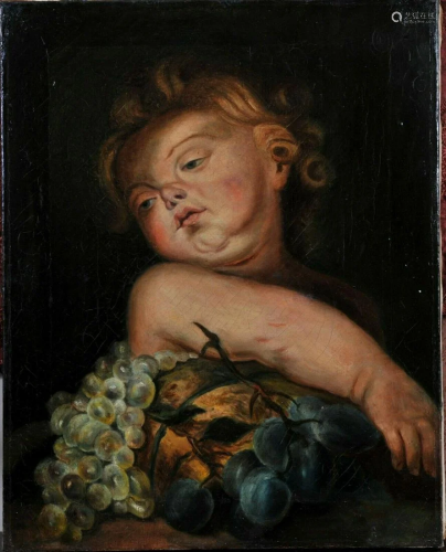 Portrait of A Putto Oil Painting