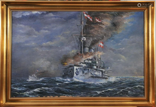 1st. World War, Austrian Oil Painting