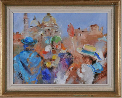 Carnevale A Venezia Oil Painting