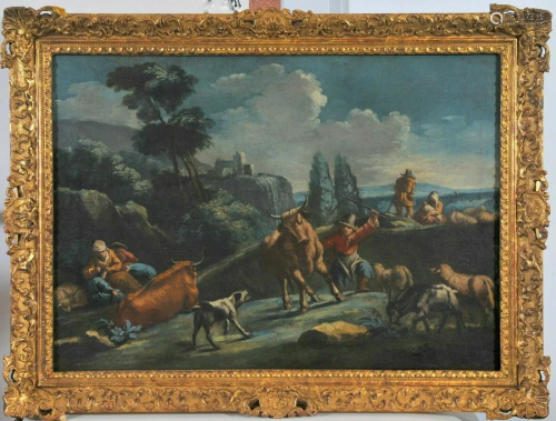 Hersdman With the Oxen Oil Painting