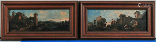 Baroque Genre Landscapes Oil Painting