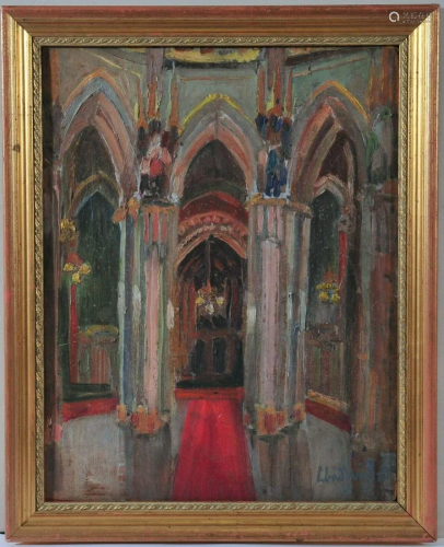 Painting of A Church Oil Painting
