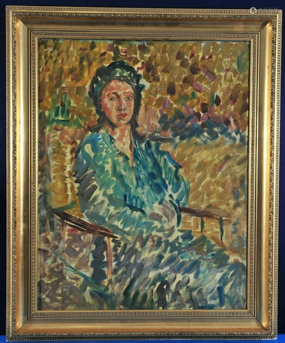 Portrait of A Lady Oil Painting