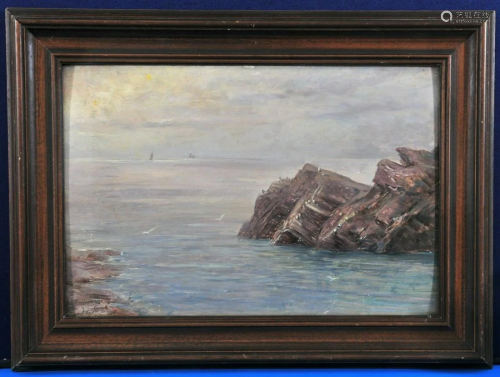 Sea Side England Oil Painting