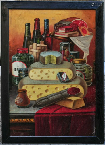 Food and Dairy Products Oil Painting