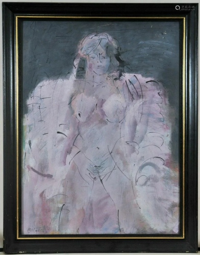 Portrait of A Naked lady Oil Painting