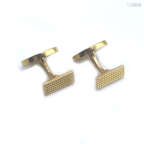 French 18k Gold Cufflinks