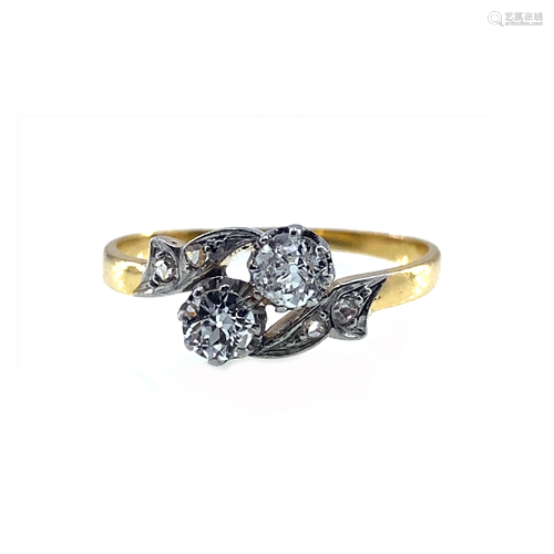 Antique Diamonds 18k Gold Ring