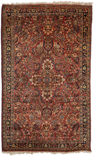 A Sarouk area rug