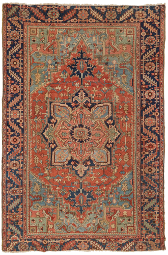 An Iranian Heriz area rug