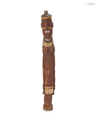 An Ethiopian carved wood female figure
