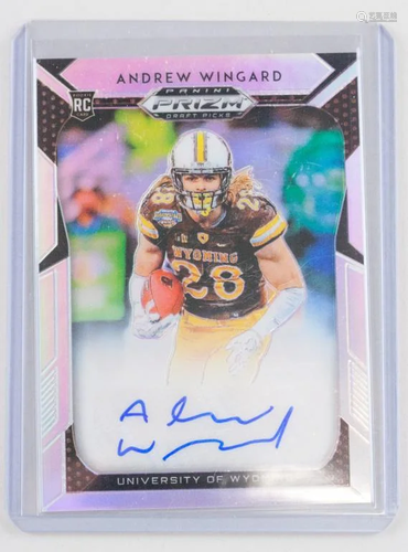 2019 Panini Prizm Andrew Wingard Autographed Card