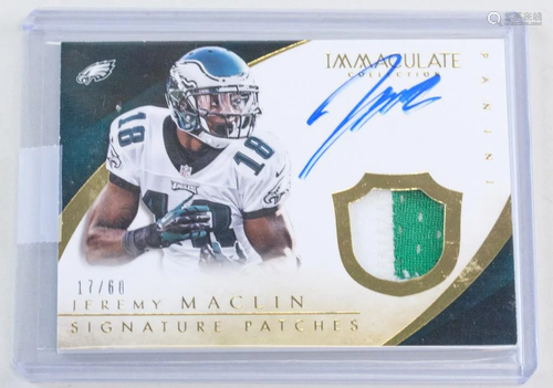 2020 Panini Immaculate Jeremy Maclin Autograph