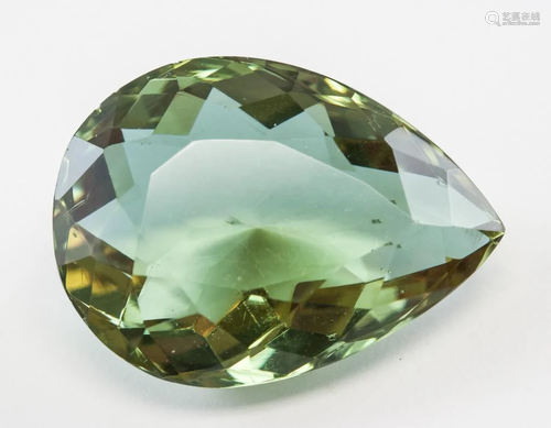 50.55ct Pear Cut Brown to Green Alexandrite GGL