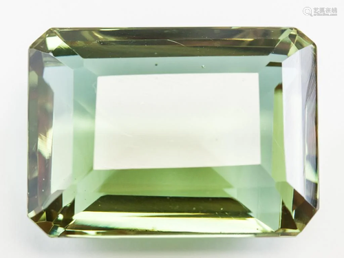 78.00ct Emerald Cut Brown to Green Alexandrite GGL