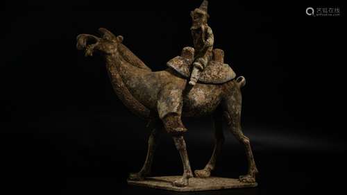 Chinese Tang Dynasty Riding Camel Ornaments