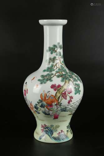 Chinese Qing Dynasty Yongzheng Famille Rose Porcelain 