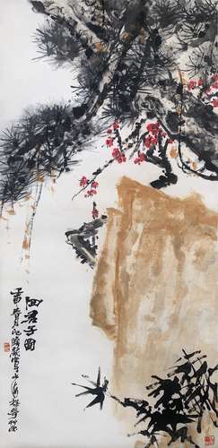 Chinese Ink Painting - Zhuqiao.