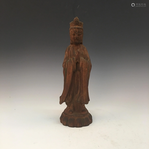 Chinese Eaglewood Buddha Figure