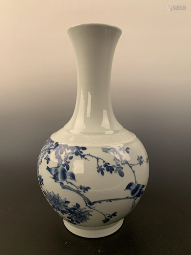 Chinese Blue and White Porcelain Vase