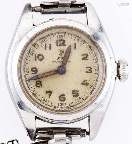 A Rolex Tudor stainless steel lady's wristwatch, Oyster, 22m...