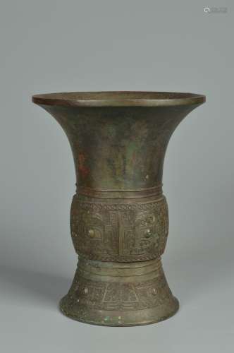 chinese bronze pot