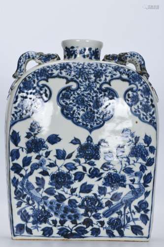 chinese blue and white porcelain water tank