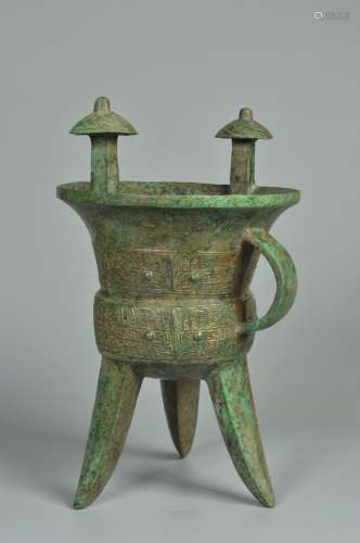 chinese bronze cup