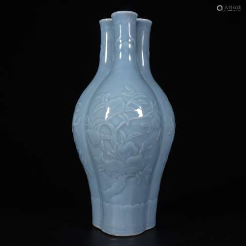 chinese celadon glazed porcelain olive vase