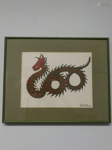 Framed Print of Dragon