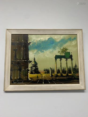 Van Gaard Framed Canvas Painting