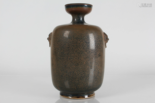 A Chinese Duo-handled Porcelain Fortune Vase