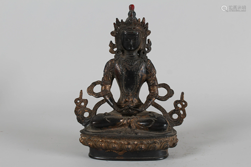 Chinese Fortune Religious Buddha Statue