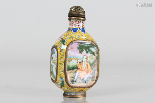 A Chinese Western-portrait Snuff Bottle