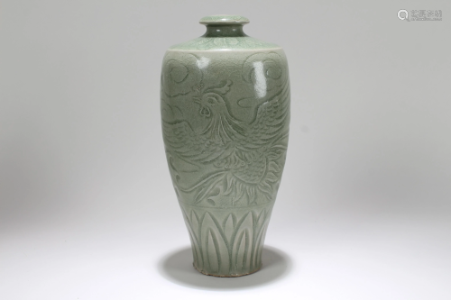 A Chinese Phoenix-fortune Ancient-framing Porcelain