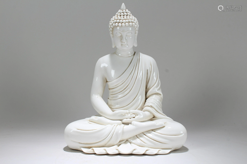 A Chinese Religious Fortune Buddha Statue